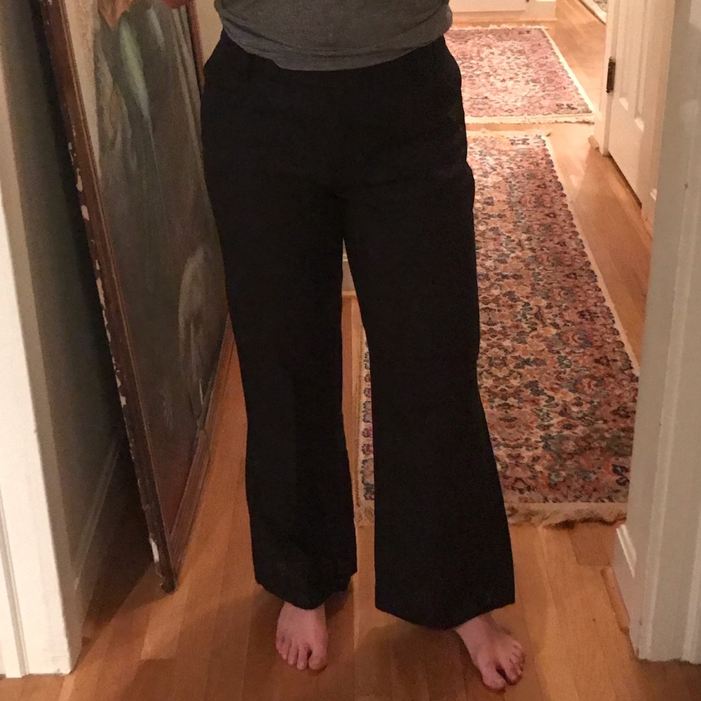 J. Crew Petite Black Linen Trousers - Picture 6 of 6